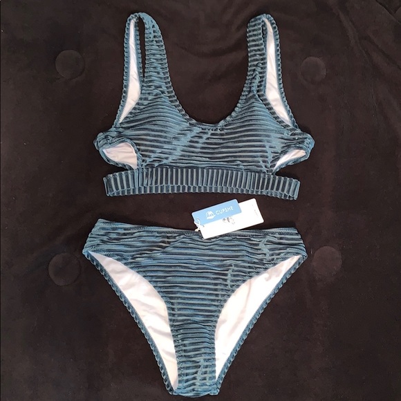 cupshe velvet bikini